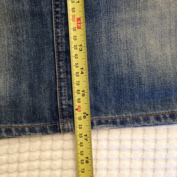 Denim mini tight skirt - Picture 6 of 7